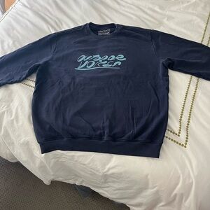 Outdoor Voices Men's Dark Blue Crewneck Sweater